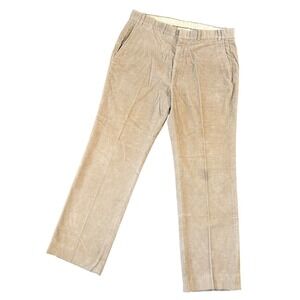 VTG Levi's 80s Mens Corduroy Pants Tan Straight Leg Classic‎ Casual 36x31